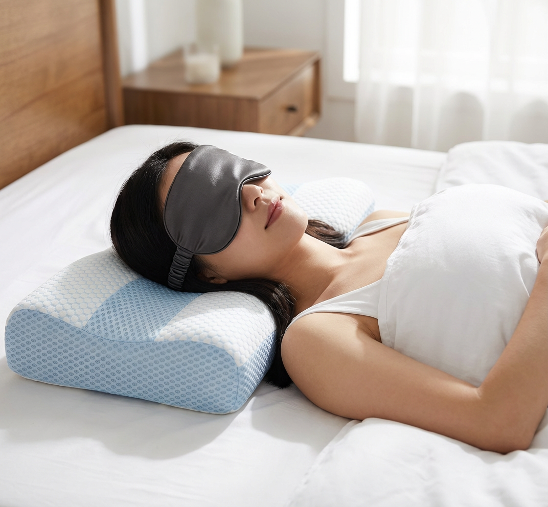 Pillow + Silk Sleep Mask Bundle (Save $15)
