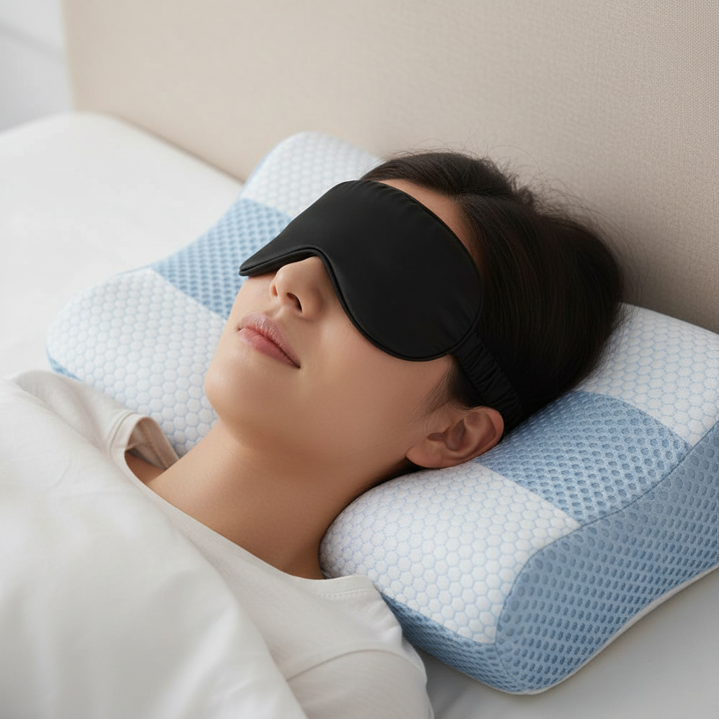 Pillow + Silk Sleep Mask Bundle (Save $15)