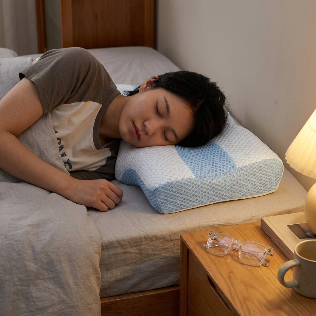 Pillow + Blue Light Glasses (Save $15)